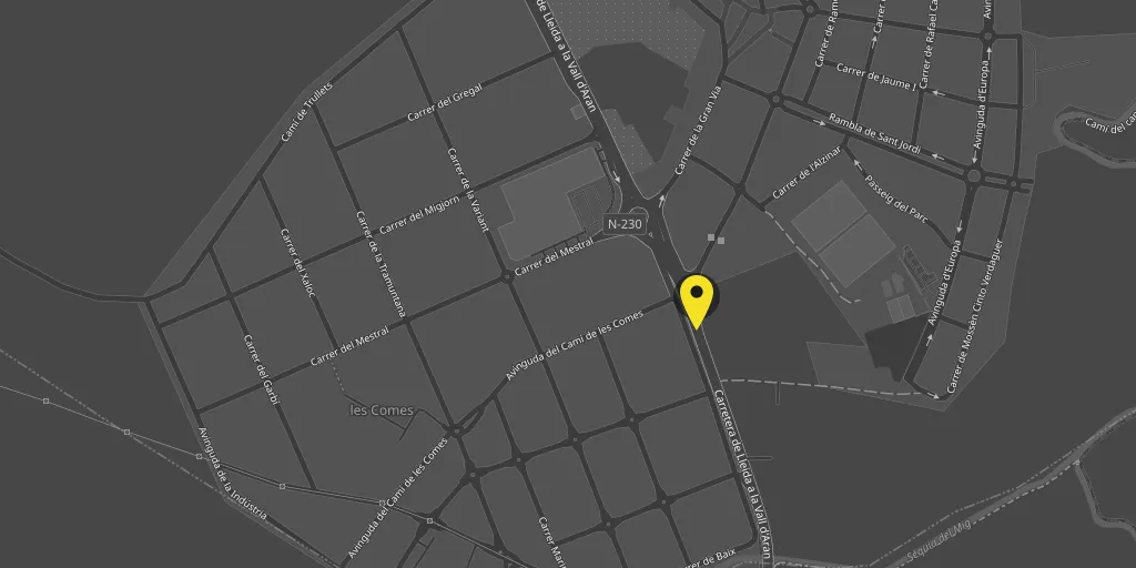 Mapa de la ubicación de Group Neumáticos Economic en Carrer Carretera Lleida 23, 25123 Torrefarrera, Lleida